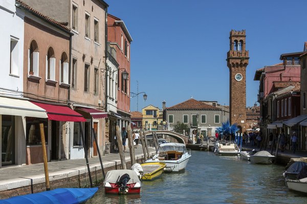 Où trouver les ateliers de soufflage de verre à Murano, Italie ?